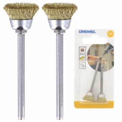 Szczotka mosiężna do miękkich metali 13mm 2szt. DREMEL 26150536JA
