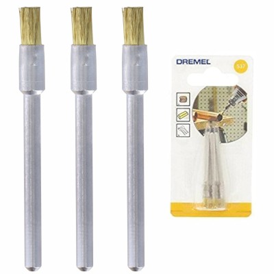 Szczotka mosiężna do miękkich metali 3,2mm 3szt. DREMEL 26150537JA