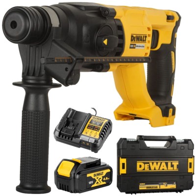 DEWALT DCH133M1 Młotowiertarka akumulatorowa SDS-Plus 18V + aku 4Ah + ładowarka + walizka