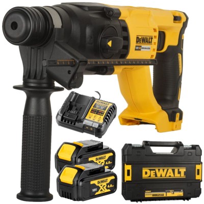DEWALT DCH133M2 Młotowiertarka akumulatorowa SDS-Plus 18V + 2x aku 4Ah + ładowarka + walizka