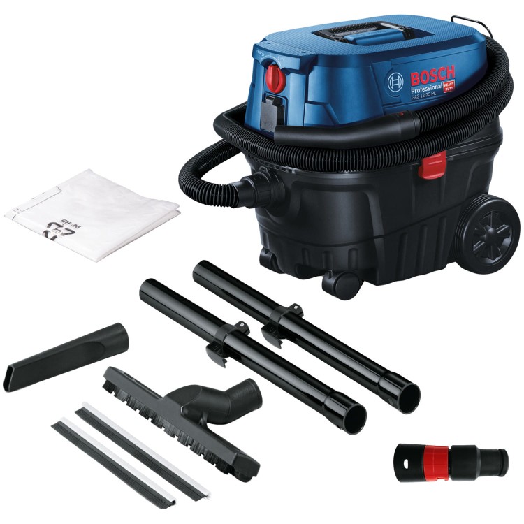Odkurzacz przemysłowy BOSCH GAS 12-25 PL + akcesoria