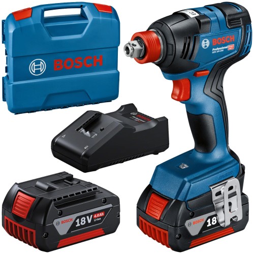 Klucz udarowy / Zakrętarka 18V 2x 4,0Ah 200Nm w walizce Bosch GDX 18V-200