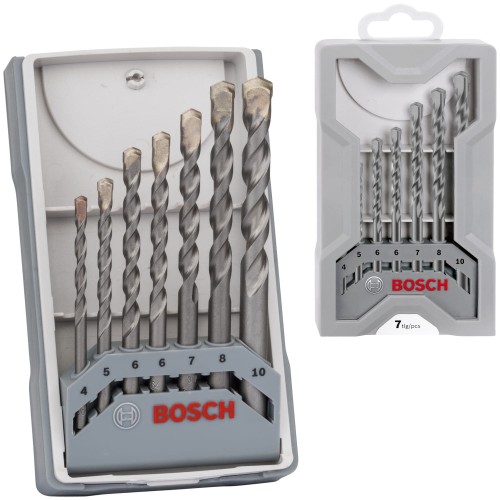 BOSCH Zestaw 7 wierteł do betonu CYL-3 4-10 mm