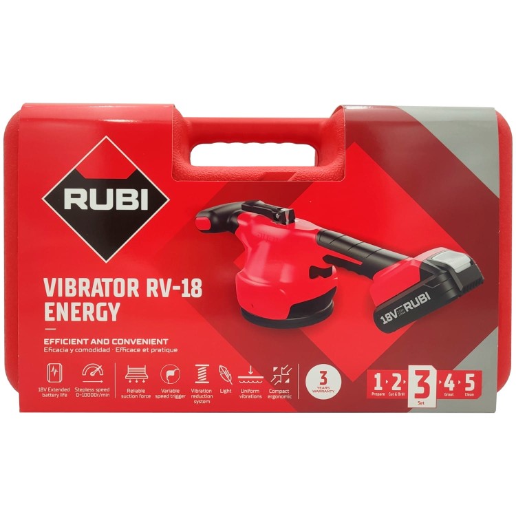 Walizka do Wibrator do płytek Rubi RV-18 ENERGY