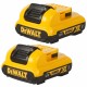 DeWALT DCB127 Akumulator Li-Ion 12V XR 2,0Ah 2szt.