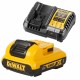 Akumulator Li-Ion 12V XR 2,0Ah DeWALT DCB127 + ładowarka DCB1104