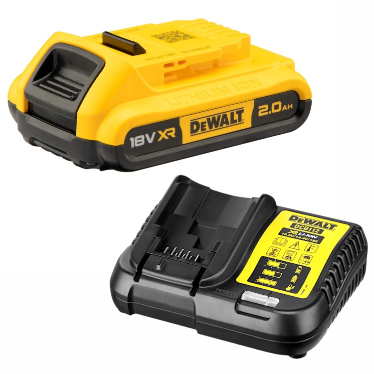 DEWALT DCB183 Akumulator Bateria 18V 2.0Ah Li-Ion + ładowarka DCB112