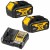 DEWALT DCB182 Akumulator 4.0Ah 18V 2szt. + Ładowarka 4A 10.8-18V DCB1104