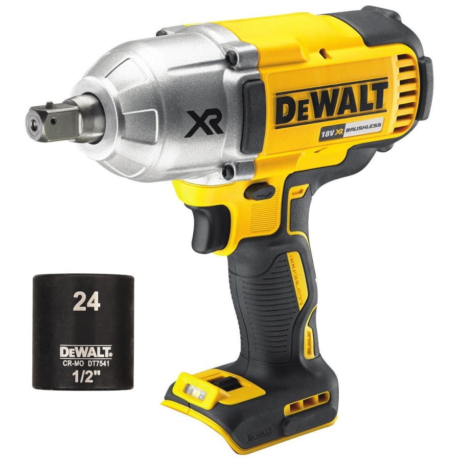 Klucz udarowy 18V XR 1/2" 950Nm body DeWALT DCF899N+ nasadka DT7541 24mm