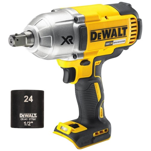 Klucz udarowy 18V XR 1/2" 950Nm body DeWALT DCF899N+ nasadka DT7541 24mm