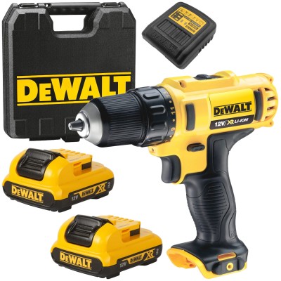 DeWALT DCD710D2 Wiertarko-wkrętarka 12V 2x 2.0Ah w walizce