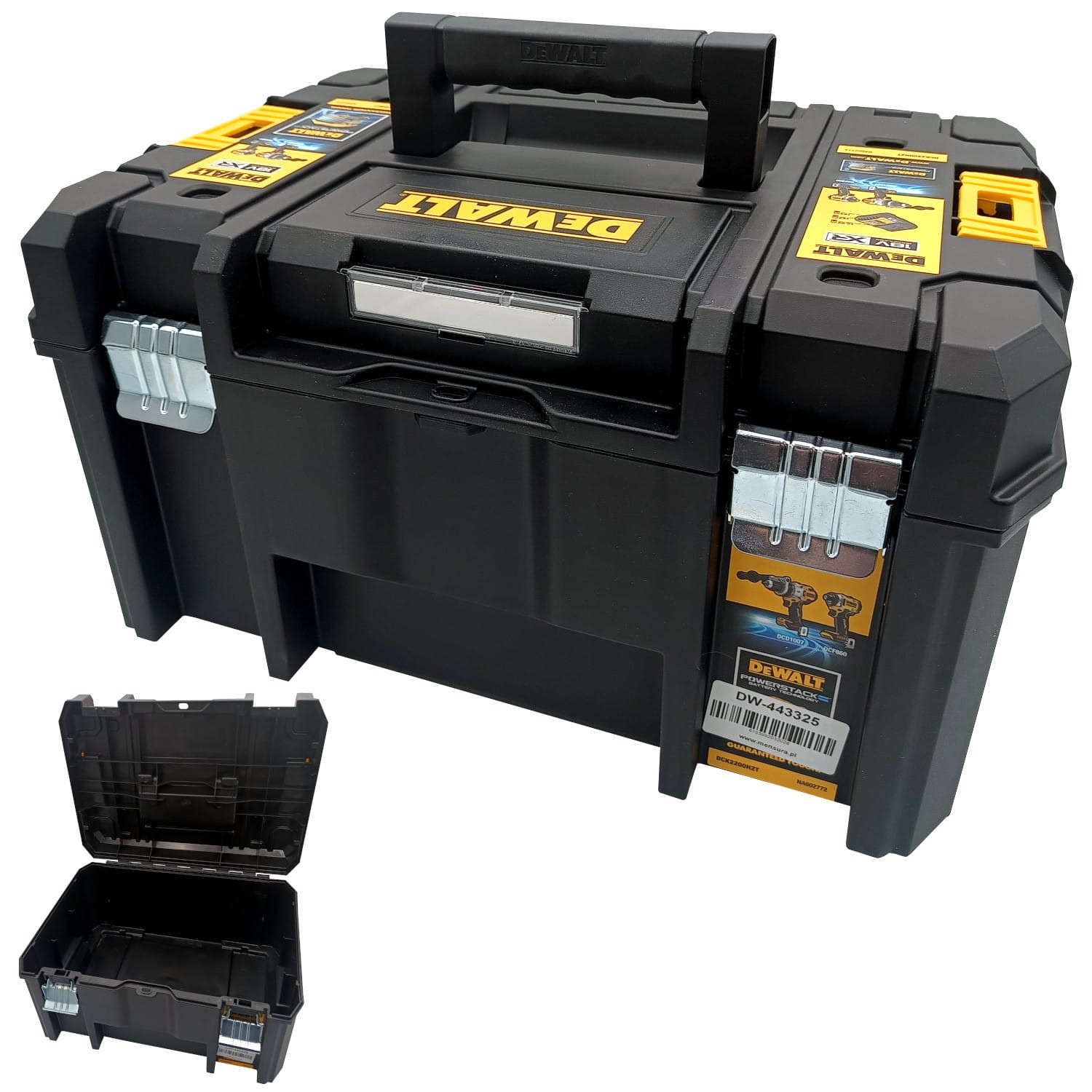 Skrzynka na narzędzia średnia kufer 440x332x240mm TSTAK DEWALT