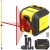 STANLEY Laser krzyżowy Cubix czerwony 12m + Tyczka 3,6m