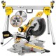 Pilarka ukosowa z posuwem 1675W 305mm DeWALT DWS780 + stół DE7033 + DT1960