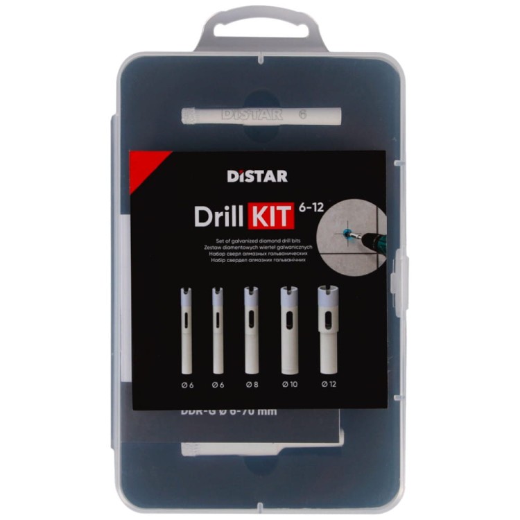 Zestaw wierteł otwornic Distar DrillKIT