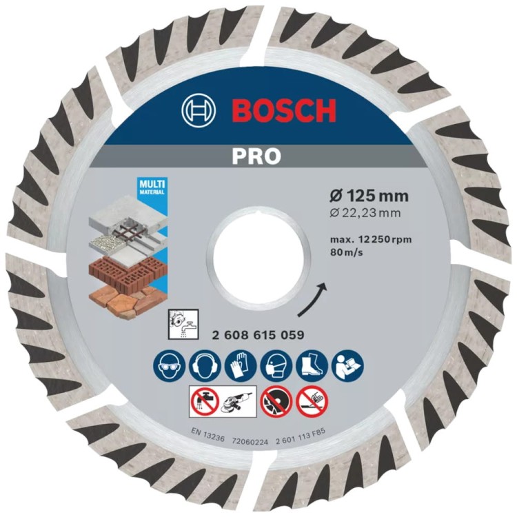 Tarcza diamentowa 125mm Bosch PRO Multi Material