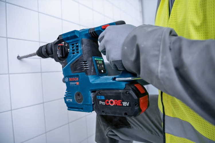 Młotowiertarka 18V 3,3J Bosch GBH 18V-28 CF zastosowanie