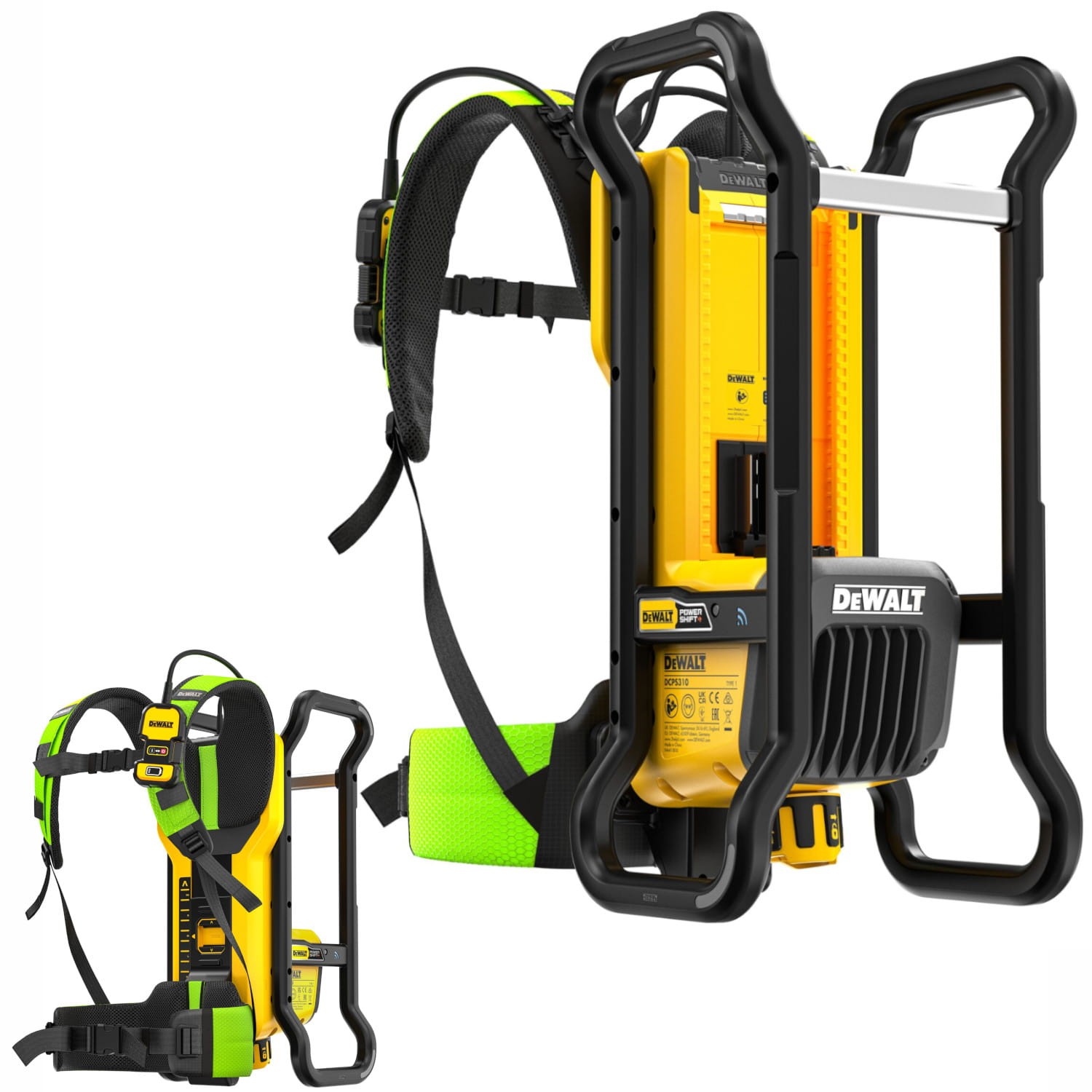 Wibrator plecakowy PowerShif PowerPack DeWALT DCPS310N