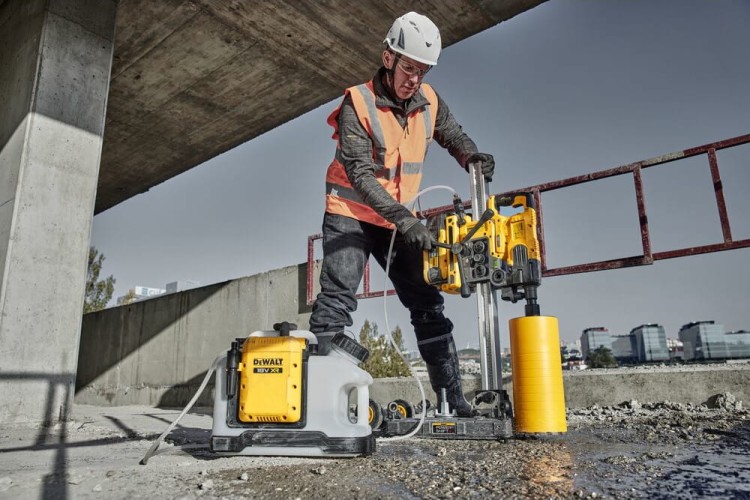 zastosowanie Podstawy wiertnicy DeWALT POWERSHIFT