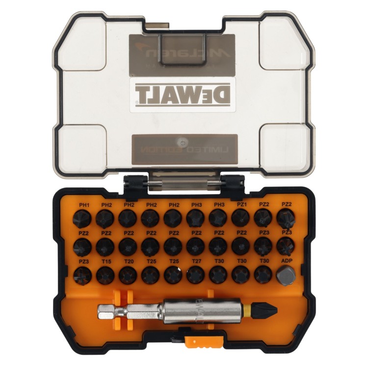 Zestaw końcówek PH PZ Torx w ToughCase+ 32el. McLaren DeWALT DT70901T