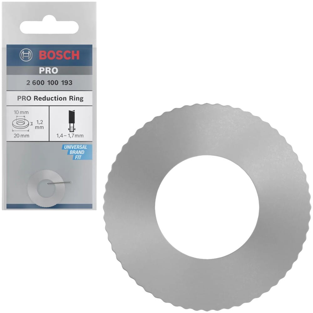BOSCH Pierścień redukcyjny do tarczy pilarskiej 20 x 10 x 1.2mm