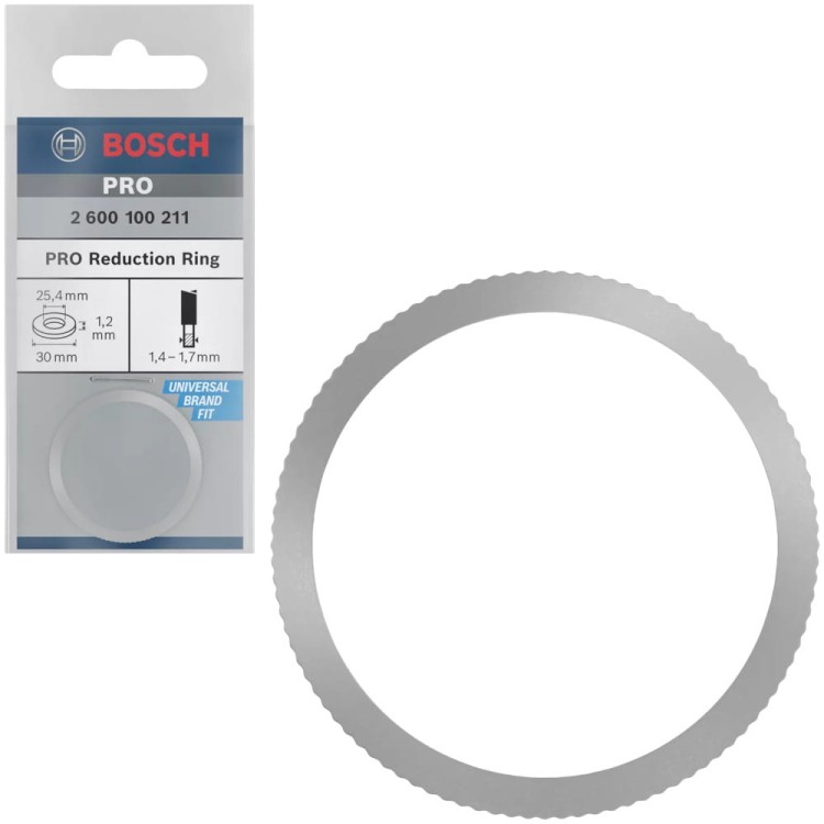 BOSCH Pierścień redukcyjny do tarczy pilarskiej 30 x 25.4 x 1.2mm