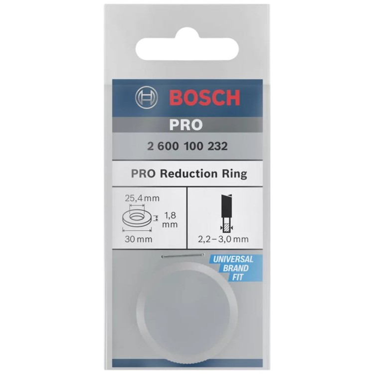 BOSCH Pierścień redukcyjny do tarczy pilarskiej 30 x 25.4 x 1.8mm