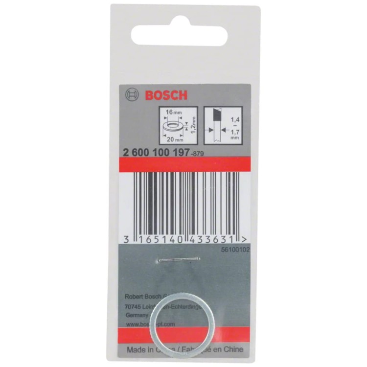 BOSCH Pierścień redukcyjny do tarcz pilarskich 20x16x1,2mm