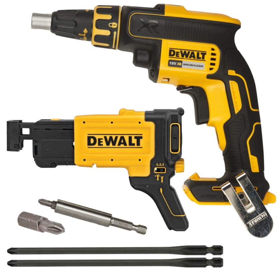 Wkrętarka akumulatorowa do płyt gk 18V DeWALT DCF620 + magazynek DCF6202