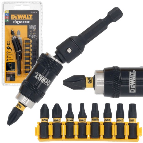 DEWALT DT70518T Bity udarowe Ph, Pz, Torx, Płaskie EXTREME IMPACT 10szt.