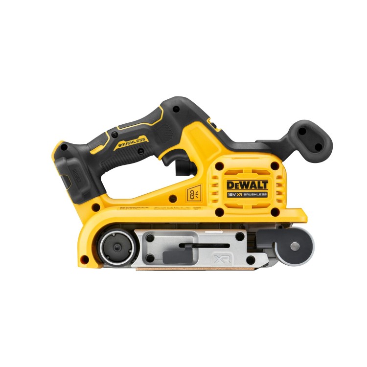 DEWALT DCW220N Szlifierka taśmowa akumulatorowa 18V  XR 75x533mm