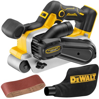 Szlifierka taśmowa akumulatorowa bezszczotkowa 18V 75x533mm DeWALT DCW220N