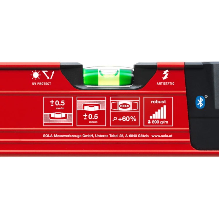 Poziomica elektroniczna z bluetooth Sola