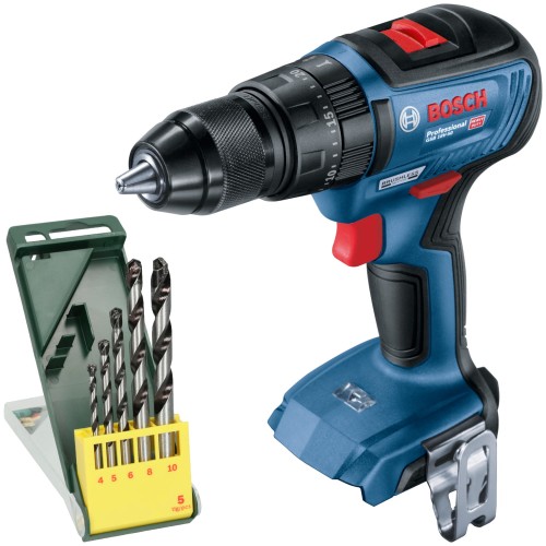 BOSCH Wkrętarka udarowa 18V 50Nm GSB 18V-50 /body/ + 5x Wiertła do betonu