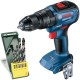 BOSCH Wkrętarka udarowa 18V 50Nm GSB 18V-50 /body/ + 5x Wiertła do betonu