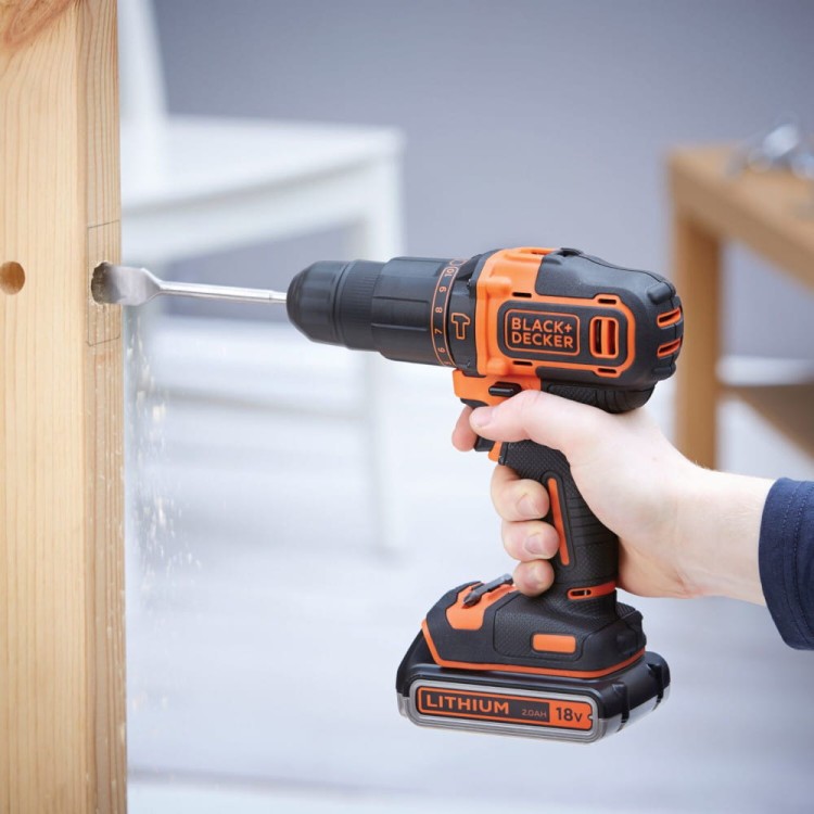 Wiertarko-wkrętarka BLACK DECKER BDCHD18 zastosowanie