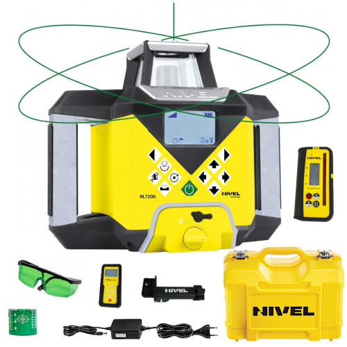 Niwelator laserowy DIGITAL Nivel System NL720G zielony 700m z czujnikiem