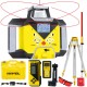 Laser obrotowy czujnik RD500R akcesoria Nivel System NL740R DIGITAL + statyw SJJ1 + łata LS-24