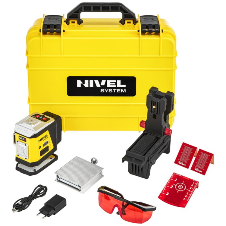 Laser krzyżowy Nivel System CL2R czerwony