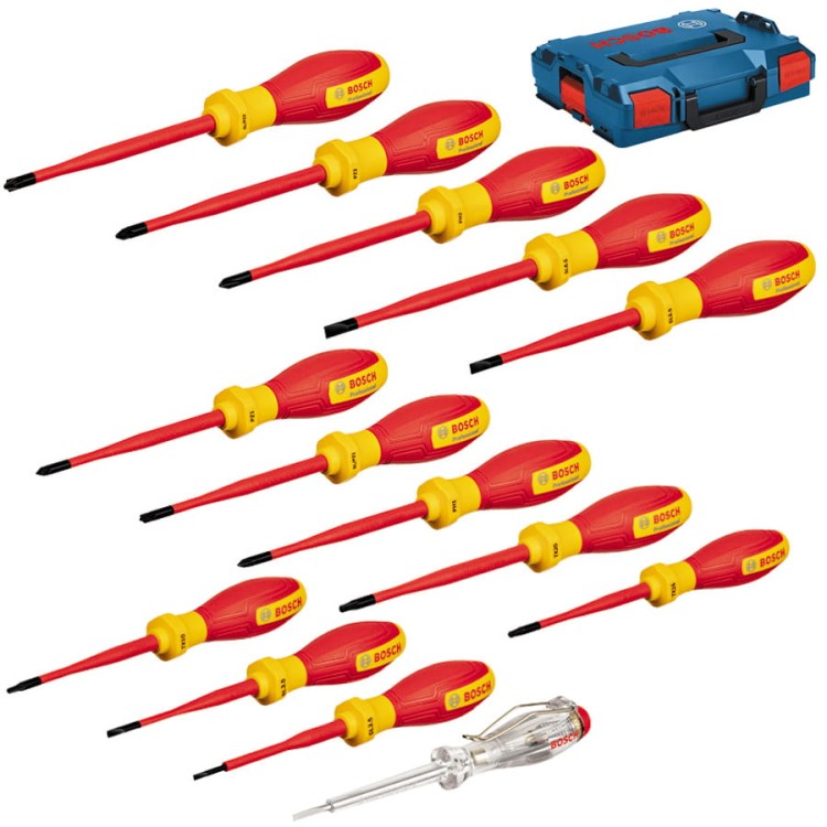Zestaw wkrętaków dla elektryków VDE 14szt L-Boxx 102 BOSCH 1600A02NF9