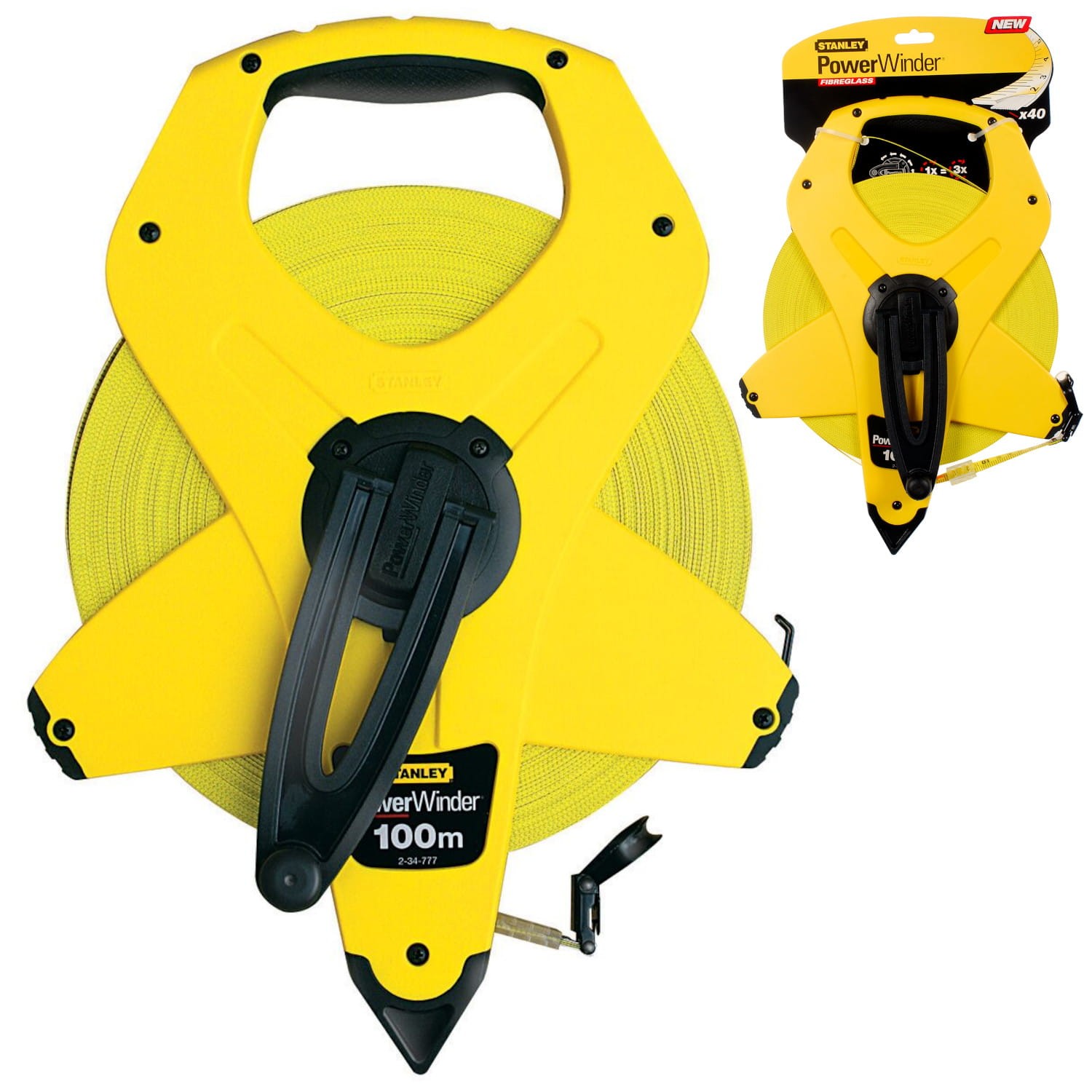 STANLEY 2-34-777 Taśma miernicza zwijana 100m POWER WINDER