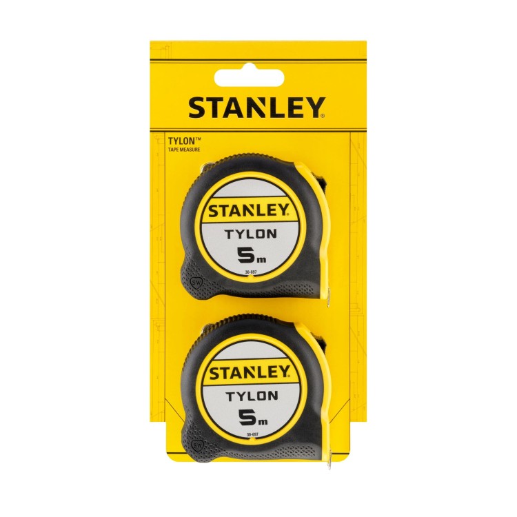 Taśma miernicza 5m / 19mm Tylon 2szt. Stanley STHT37259-0