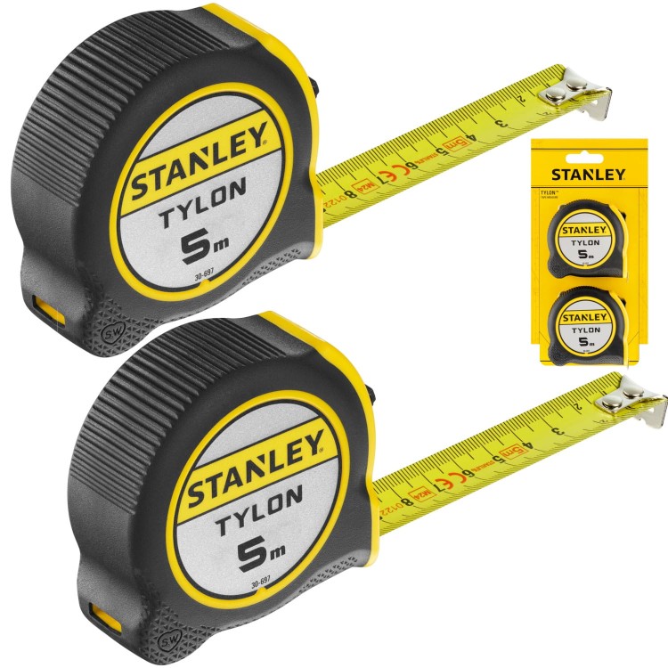 Miara zwijana taśma 5m / 19mm Tylon 2szt. Stanley STHT37259-0