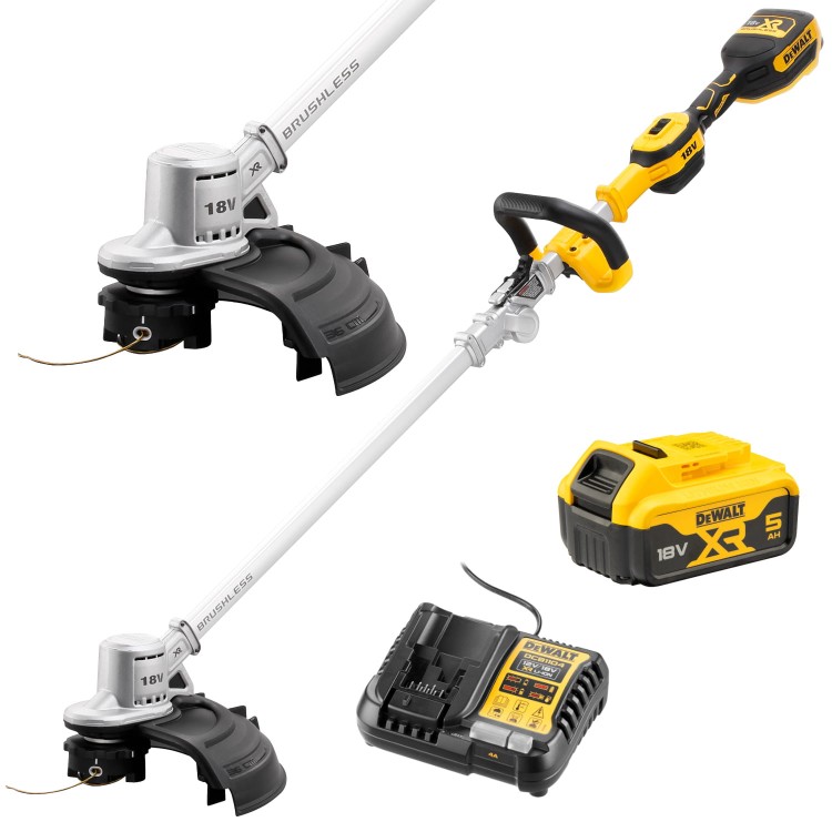 Podkaszarka akumulatorowa kosa 18V XR 36cm 5Ah ład DeWALT DCMST561P1