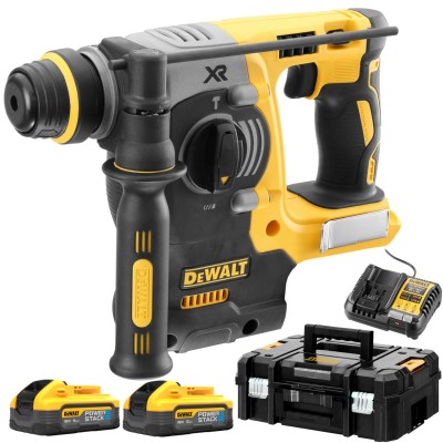 DEWALT DCH273H2 Młotowiertarka akumulatorowa 18V SDS-Plus 2x 5Ah Power Stack ład walizka TSTAK