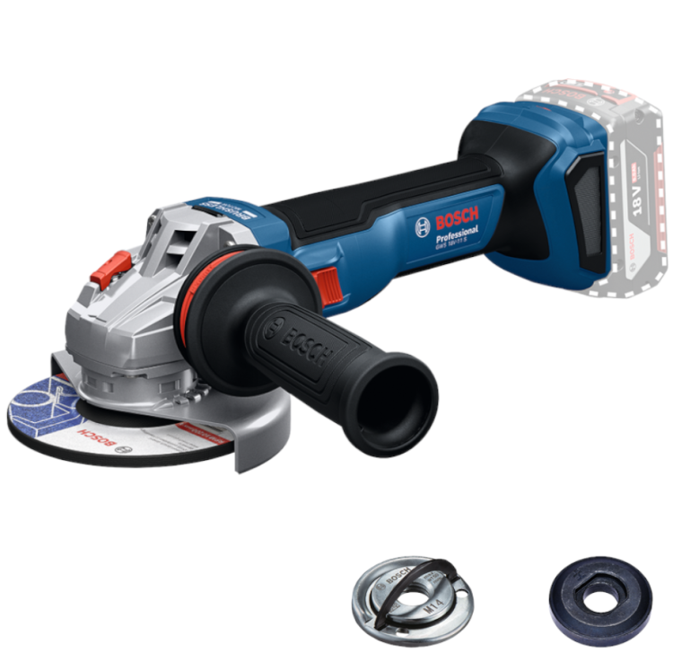 BOSCH Akumulatorowa szlifierka kątowa z regulacją 18V GWS 18V-11 S /body/