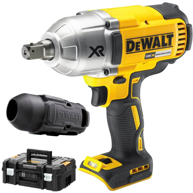 Klucz udarowy 18V 1/2" BL DeWALT DCF899 + Walizka TSTAK + Osłona gumowa