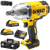 Klucz udarowy 18V 1/2" BL DeWALT DCF899 + Ład + 2x5Ah Powerstack + Osłona