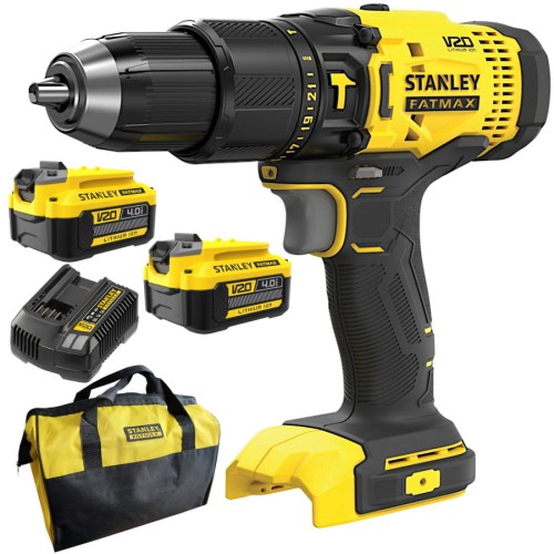 Wiertarko-wkrętarka 18V V20 50Nm 2x 4.0Ah ład torba STANLEY SFMCD711