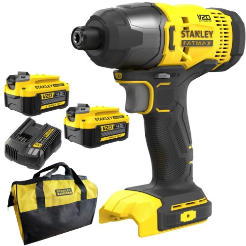 Zakrętarka udarowa 18V V20 165Nm 2x 4.0Ah ład torba STANLEY SFMCF800